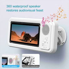 Load image into Gallery viewer, HydroCase™ - Shower Phone Holder with Bluetooth Speaker